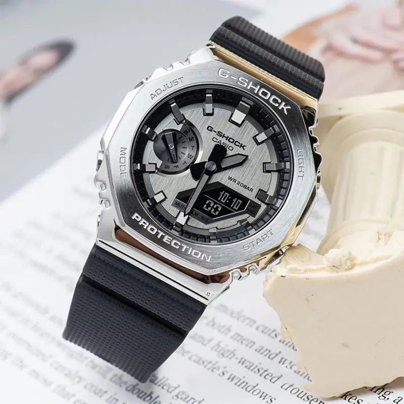 G-SHOCK GM2100 SILVER BLACK