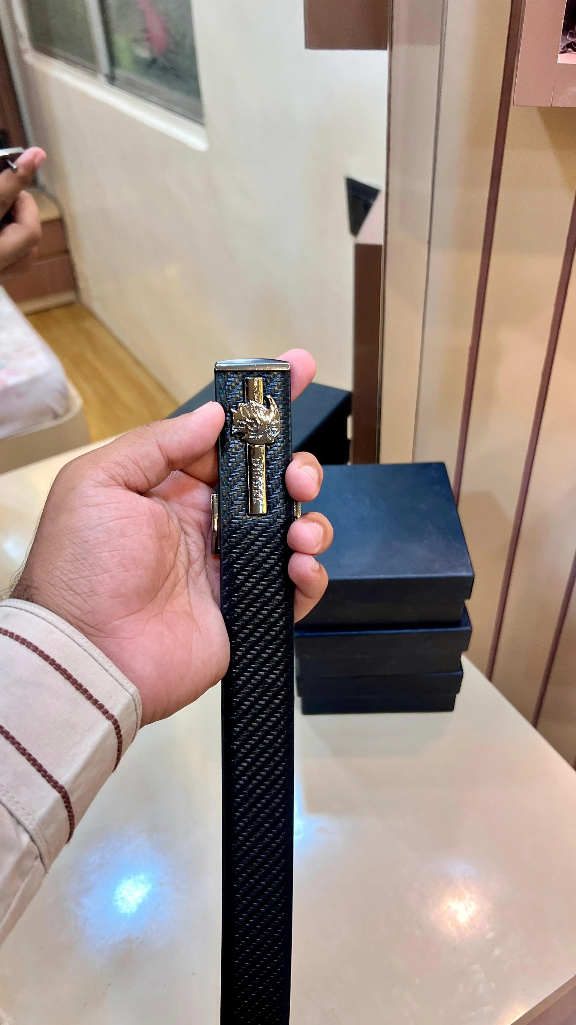 DIESEL PREMIUM QUALITY IMP REVERSEABLE BELT WITH BOX