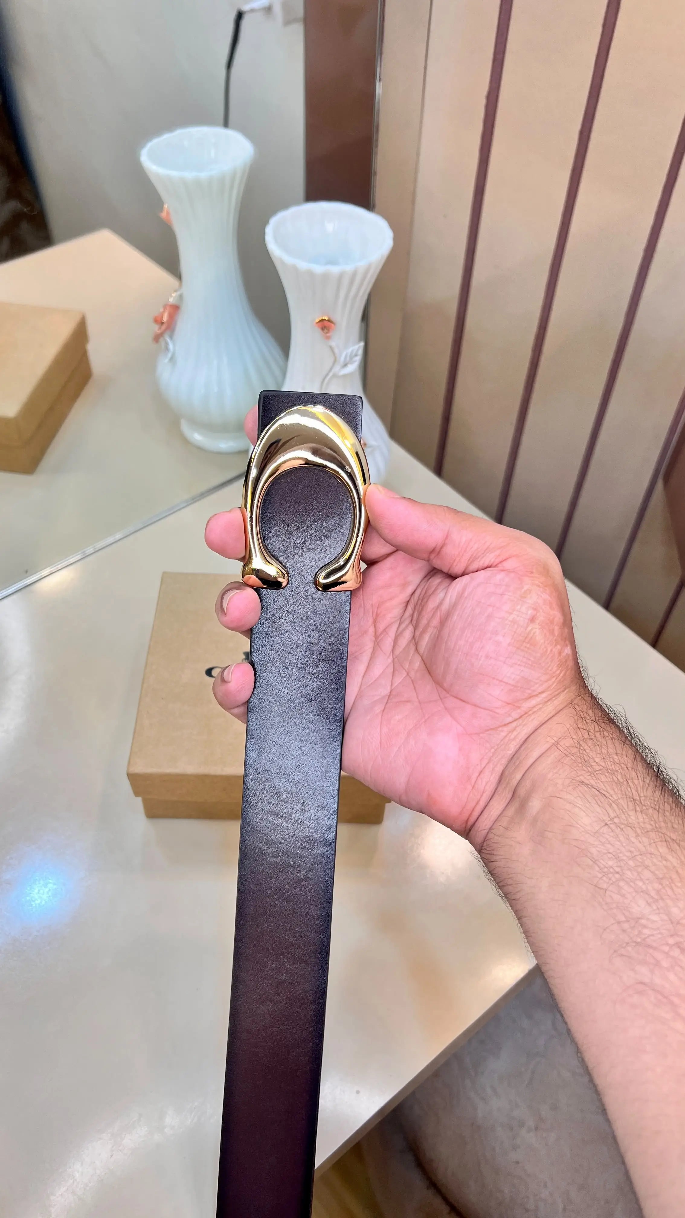 COACH PREMIUM QUALITY IMP LEATHER BELTS WITH OG BOX 