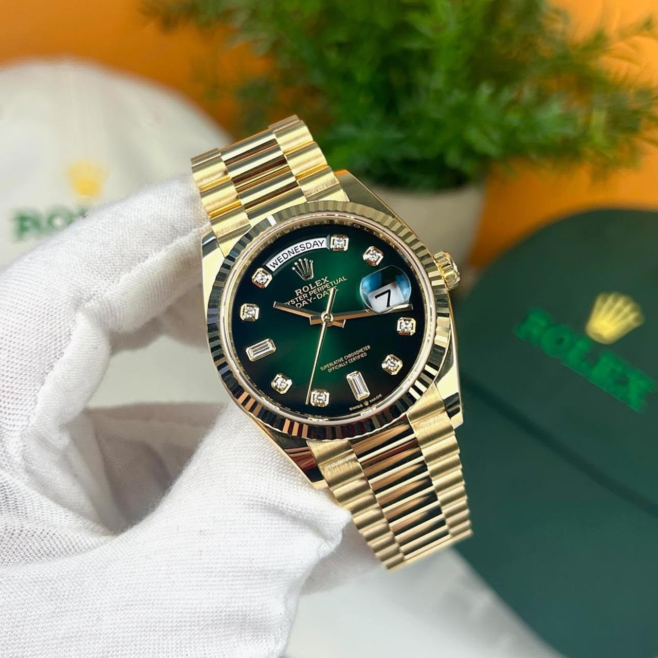 RX Daydate Green Dial